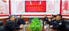  四川绵阳：特巡警大队到拘留所学习交流基层党建工作